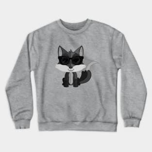 Cool Fox - Grey Crewneck Sweatshirt